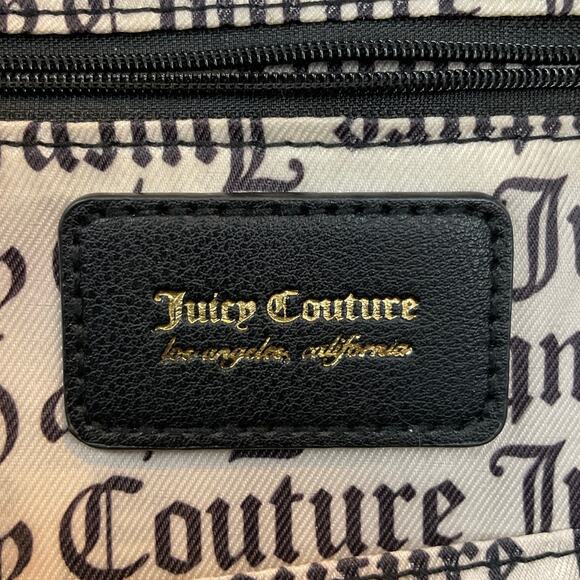 Juicy Couture Fashionista Dome Weekend Duffel - Black, about 18x6x12 inches - Picture 8 of 8